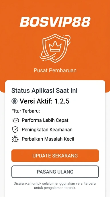 Tampilan riwayat versi bosvip88